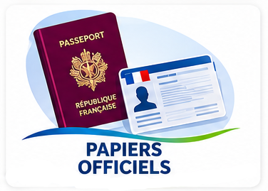 Cartes et papiers officiels